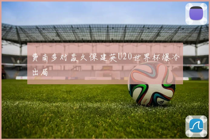 费南多对轰久保建英U20世界杯爆冷出局